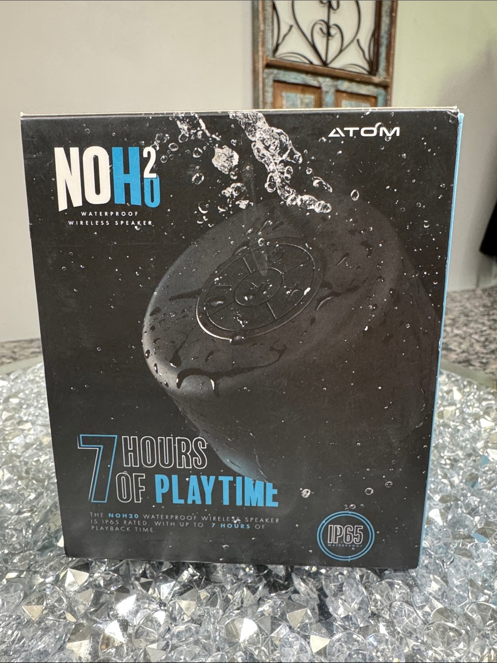 ATOM NOH2 Waterproof Wireless Portable Speaker - Black NEW
